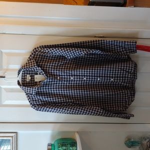 Men's Hartford Alternative Classics Plaid Flannel Shirt size M